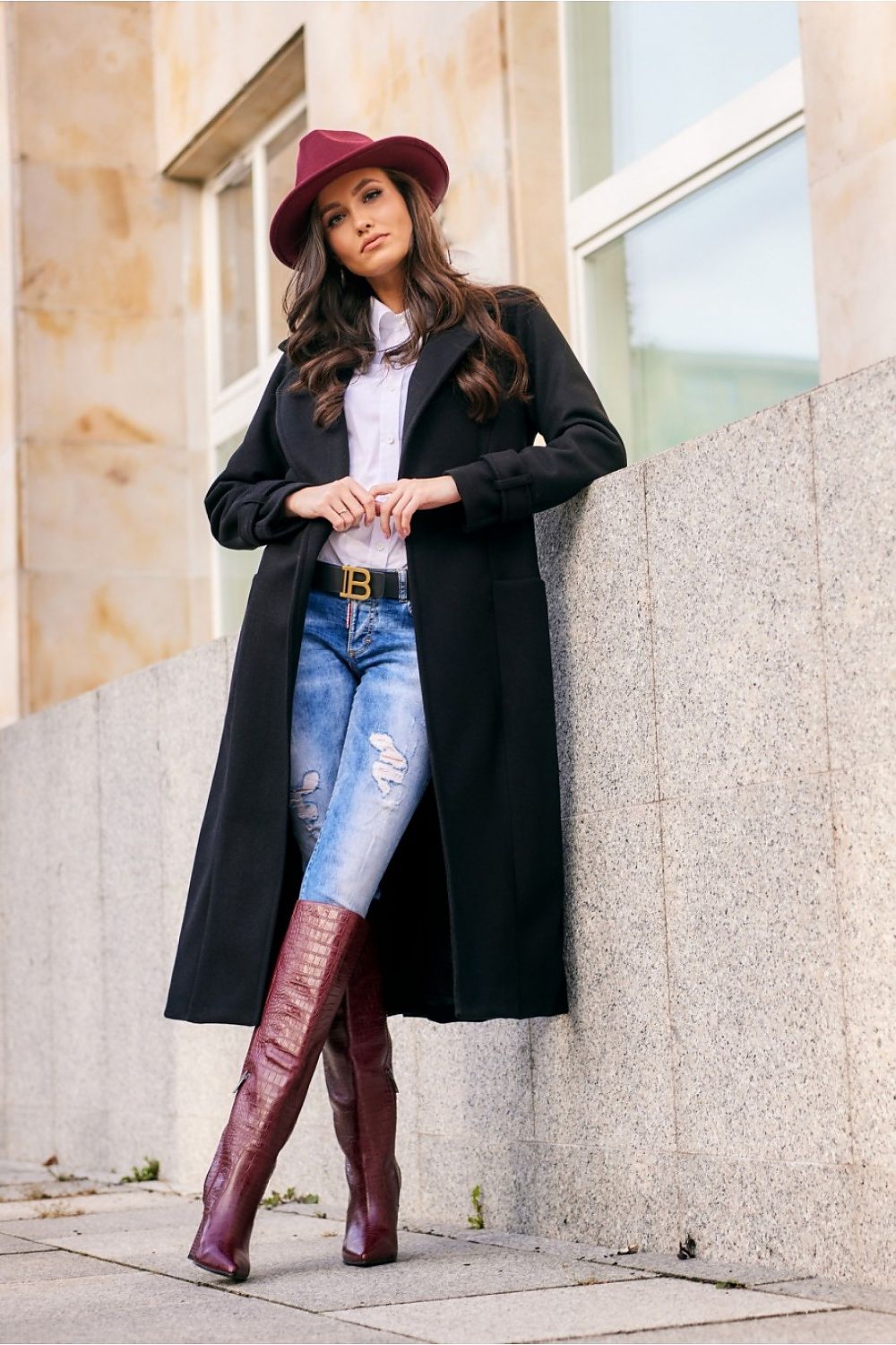 Mantel model 185983 Roco Fashion