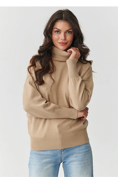 Rollkragenpullover model 217392 Makadamia 
